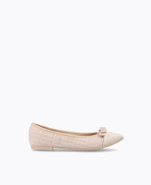 Stacie Ballerina Flats - Nude