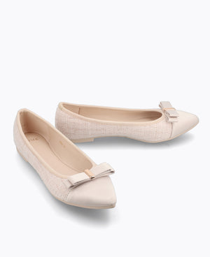 Stacie Ballerina Flats - Nude