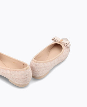 Stacie Ballerina Flats - Nude