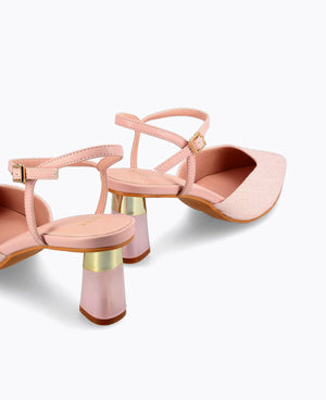 Collins Heel Pumps - Pink