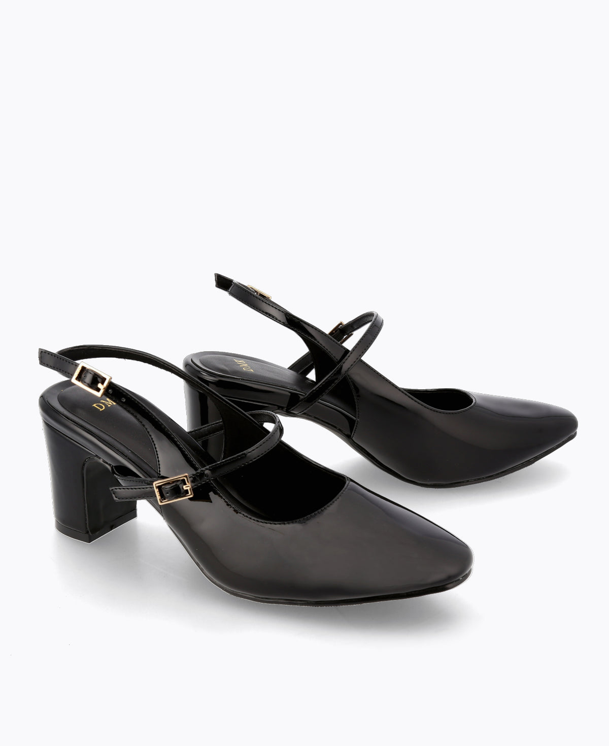 Lena Slingback Mary Janes - Black