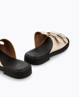 Polly Platform Sandals - Beige