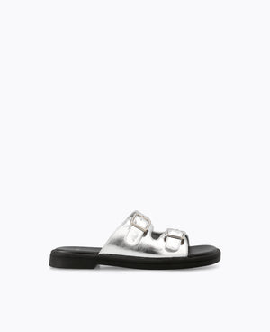 Polly Platform Sandals - Silver
