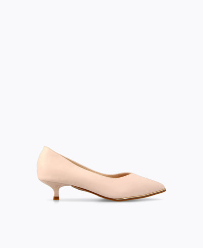Catherine Heel Pumps - Beige