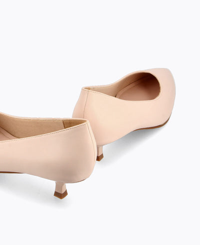 Catherine Heel Pumps - Beige