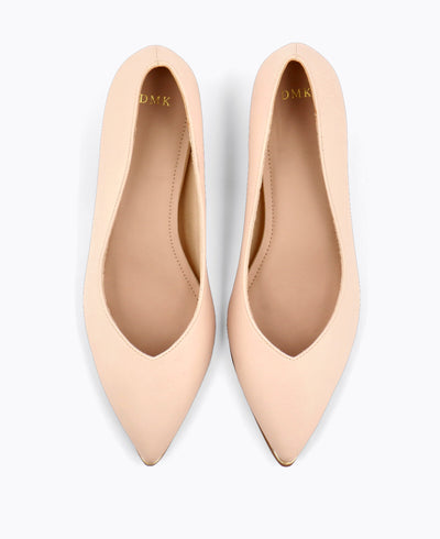 Catherine Heel Pumps - Beige