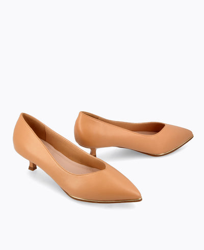 Catherine Heel Pumps - Nude