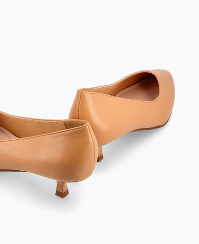 Catherine Heel Pumps - Nude