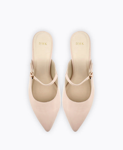 Amelia Heel Pumps - Beige