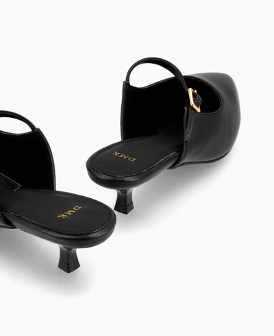 Amelia Heel Pumps - Black