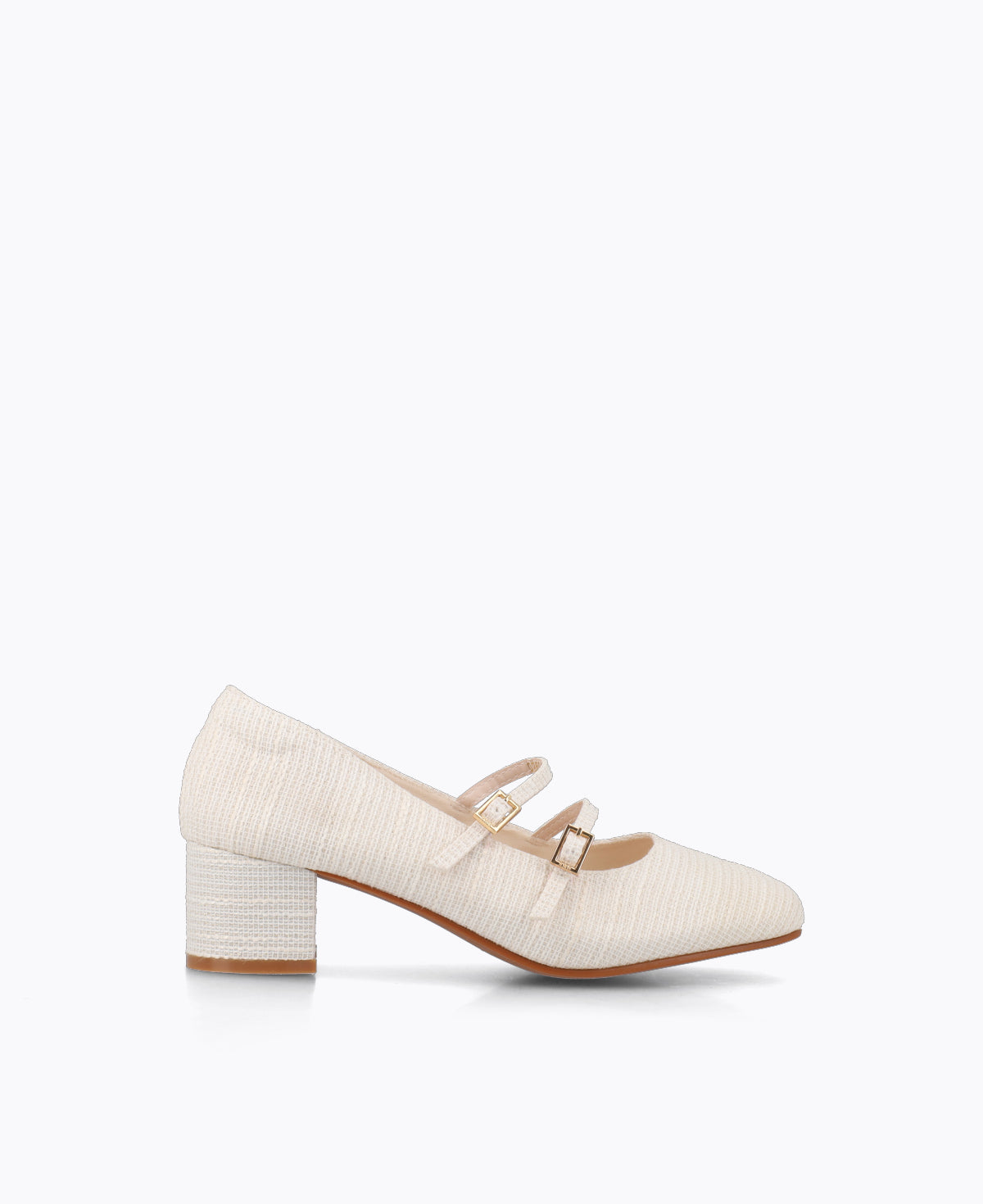Alexandria Mary Janes - Beige