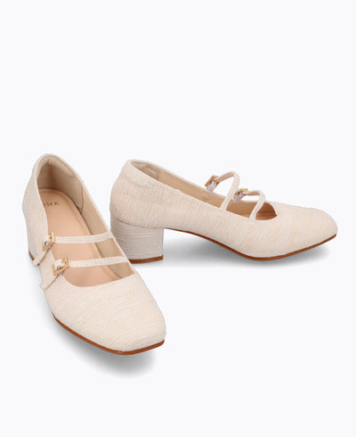 Alexandria Mary Janes - Pink