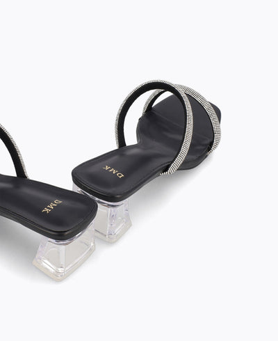 Amani Heel Sandals - Black