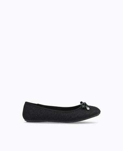 Astra Ballerina Flats - Black