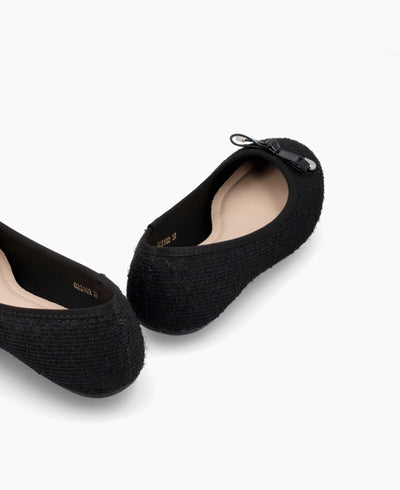 Astra Ballerina Flats - Black