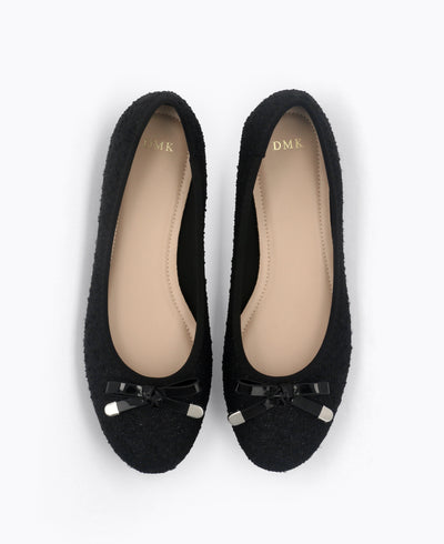 Astra Ballerina Flats - Black