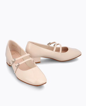 Carrie Mary Janes - Nude