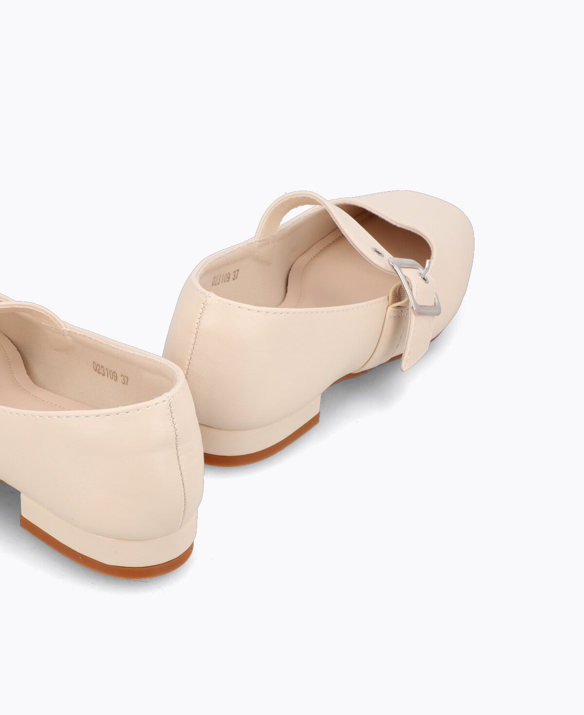 Charlotte Mary Jane Flats - Beige