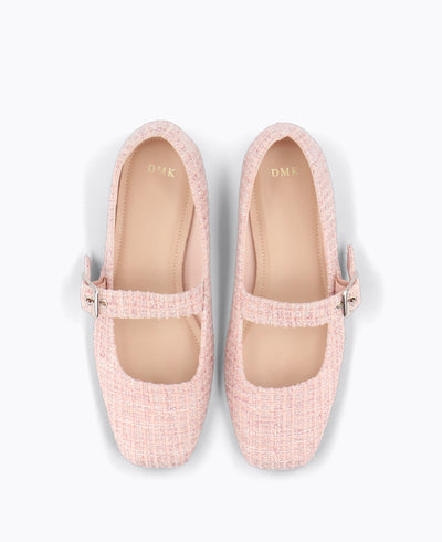 Charlotte Mary Jane Flats - Pink