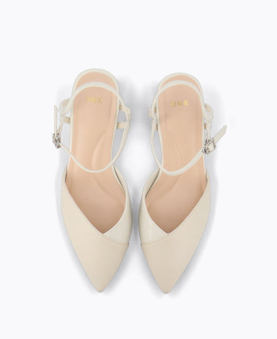 Collins Heel Pumps - Beige