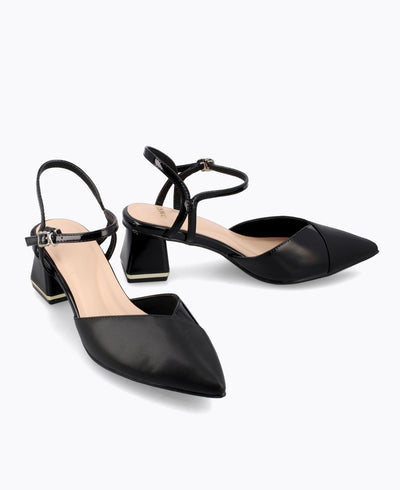 Collins Heel Pumps - Black
