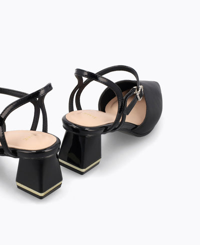 Collins Heel Pumps - Black