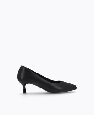 Coral Heel Pumps - Black