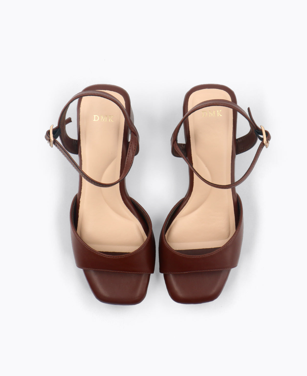 Dahlia Platform Heel Sandals - Brown
