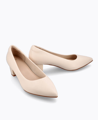 Doson Heel Pumps - Beige