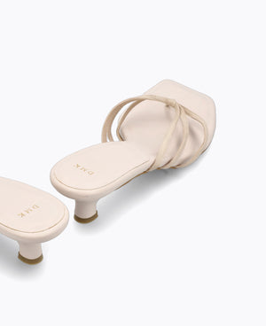 Ellory Heel Sandals - Beige