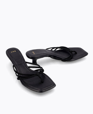 Ellory Heel Sandals - Black