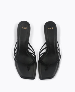 Ellory Heel Sandals - Black