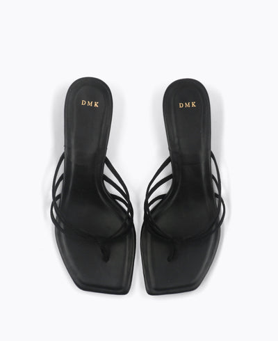 Ellory Heel Sandals - Black