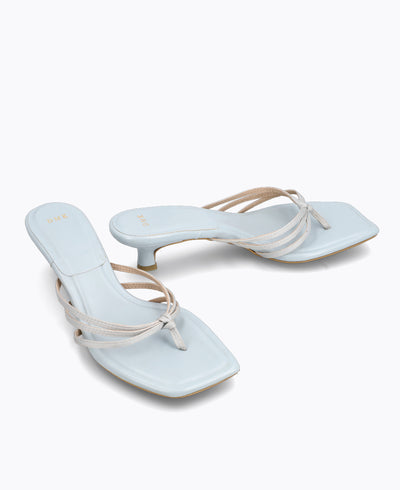 Ellory Heel Sandals - Blue