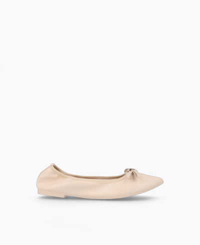 Eloise Ballerina Flats - Beige