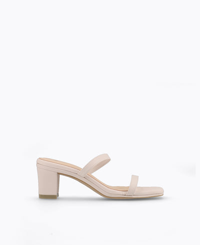 Ember Heel Sandals - Beige