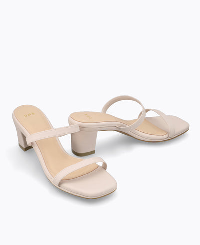 Ember Heel Sandals - Beige