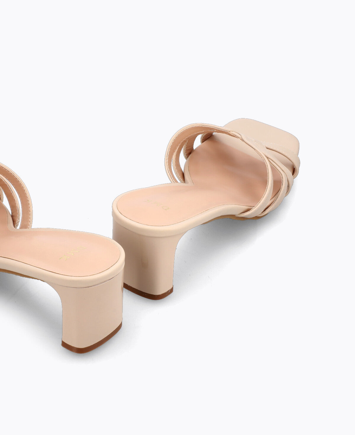 Estella Heel Sandals - Beige