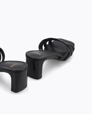 Estella Heel Sandals - Black