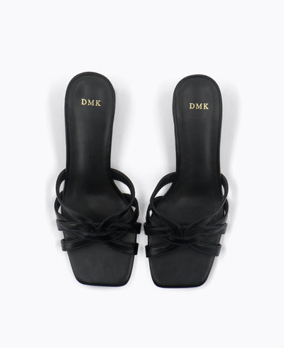 Estella Heel Sandals - Black