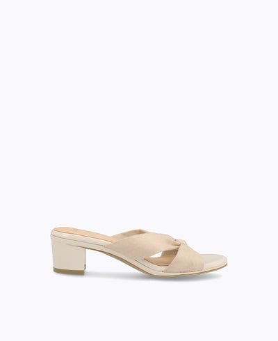 Fiona Heel Sandals - Beige
