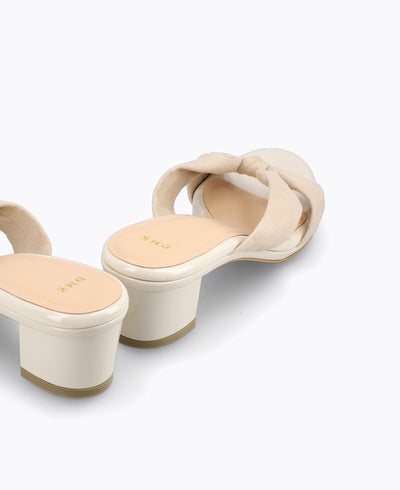 Fiona Heel Sandals - Beige