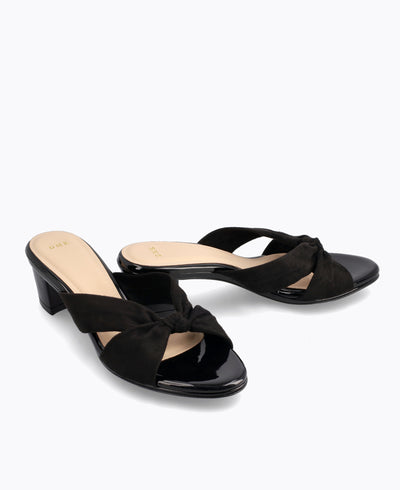 Fiona Heel Sandals - Black