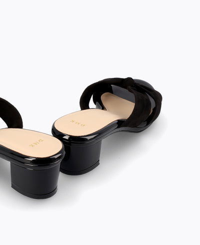 Fiona Heel Sandals - Black