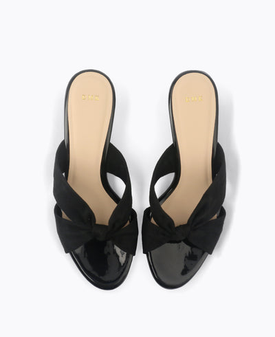 Fiona Heel Sandals - Black