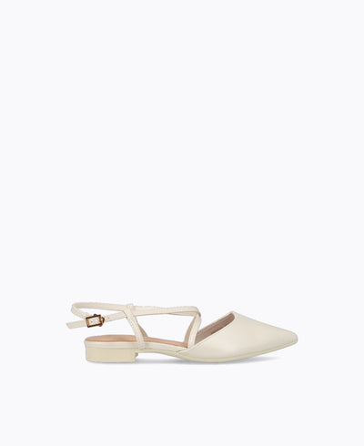 Florence Flat Pumps - Beige