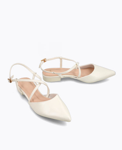 Florence Flat Pumps - Beige