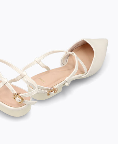 Florence Flat Pumps - Beige