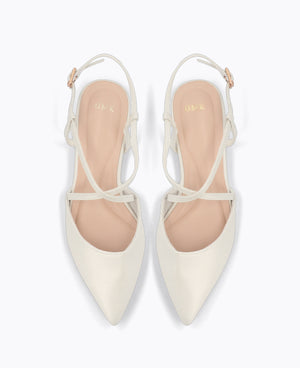 Florence Flat Pumps - Beige
