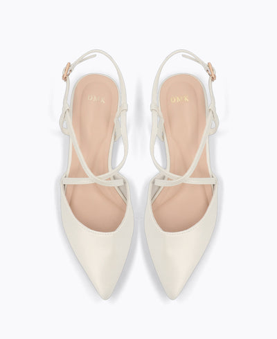 Florence Flat Pumps - Beige